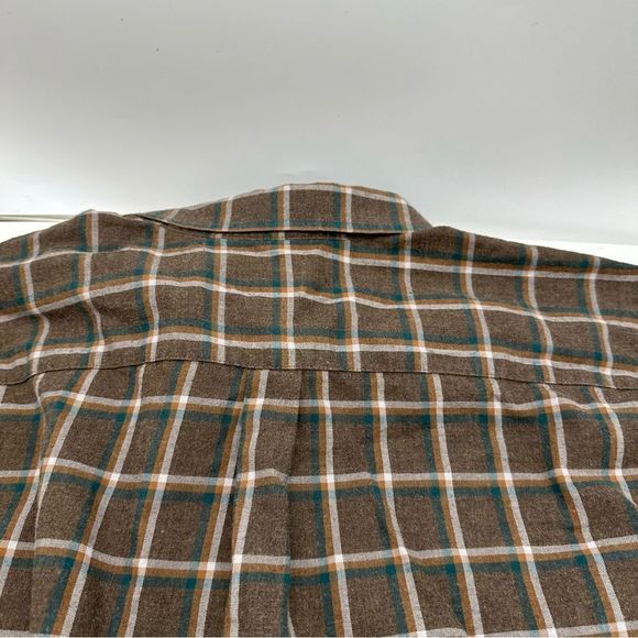 Patagonia Flannel Mens XL Plaid Button Up Long Sleeve Shirt Organic Cotton - Picture 8 of 10